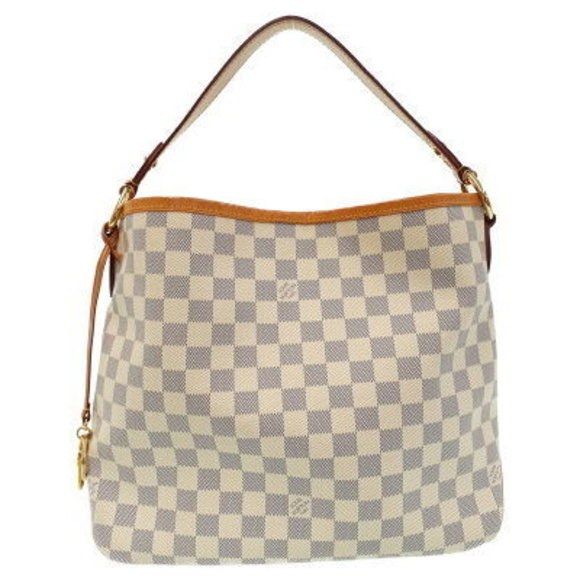 Louis Vuitton Damier Azur White Delightful PM Shoulder Bag - Picture 1 of 8